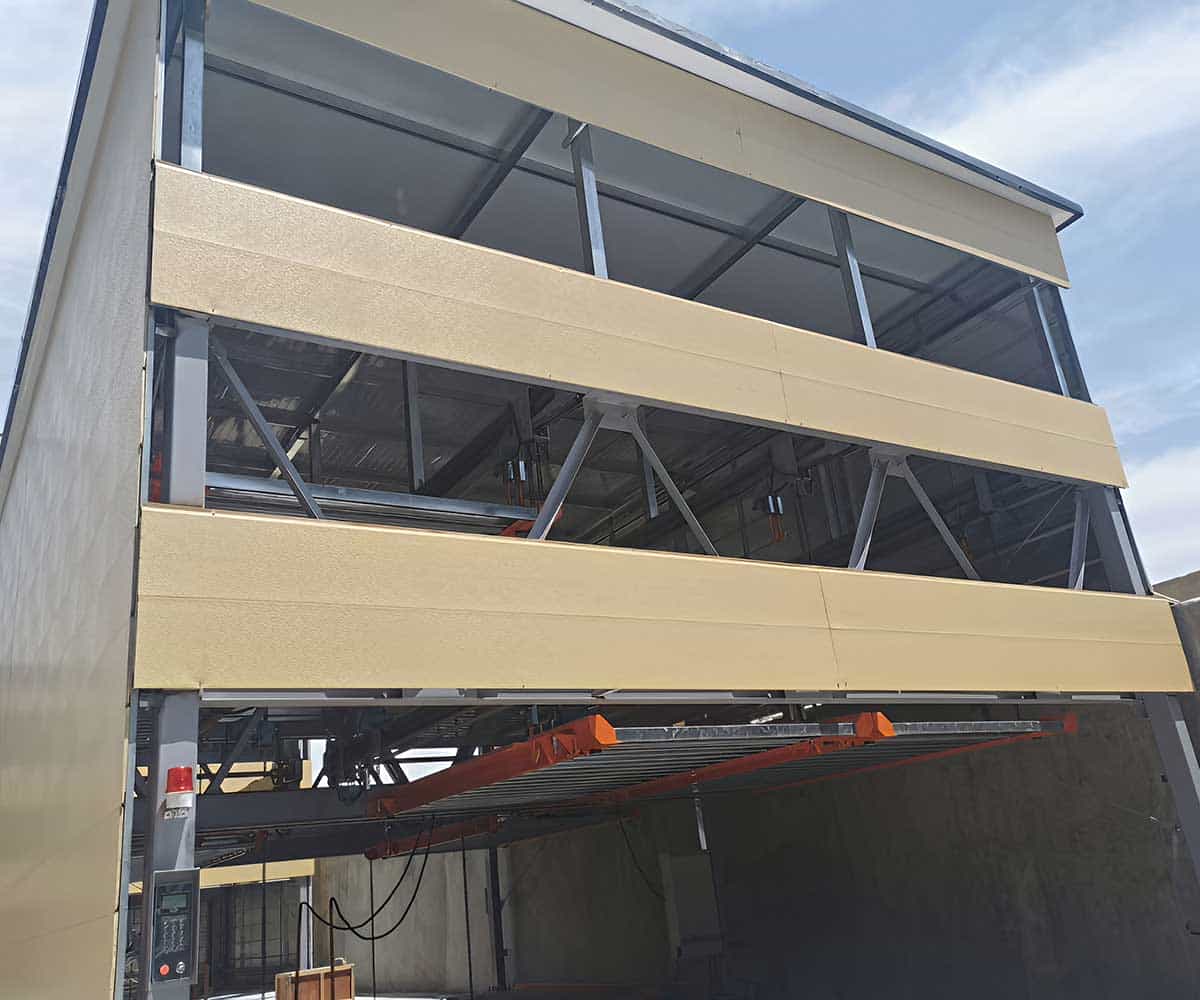 2層立體車庫停車設備保障車輛安全