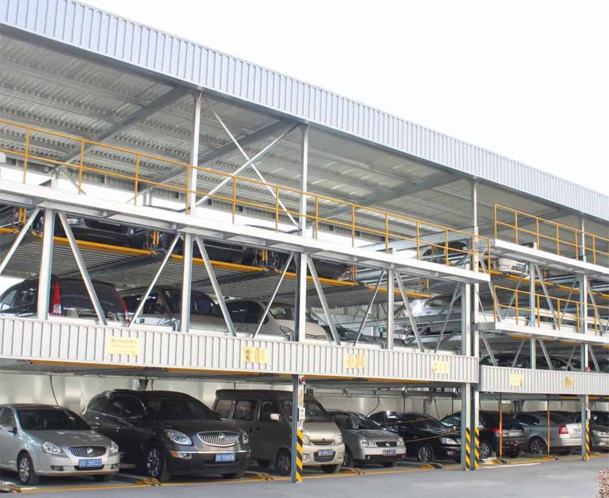 PSH4-D2負二正二地坑四層升降橫移式立體停車設備